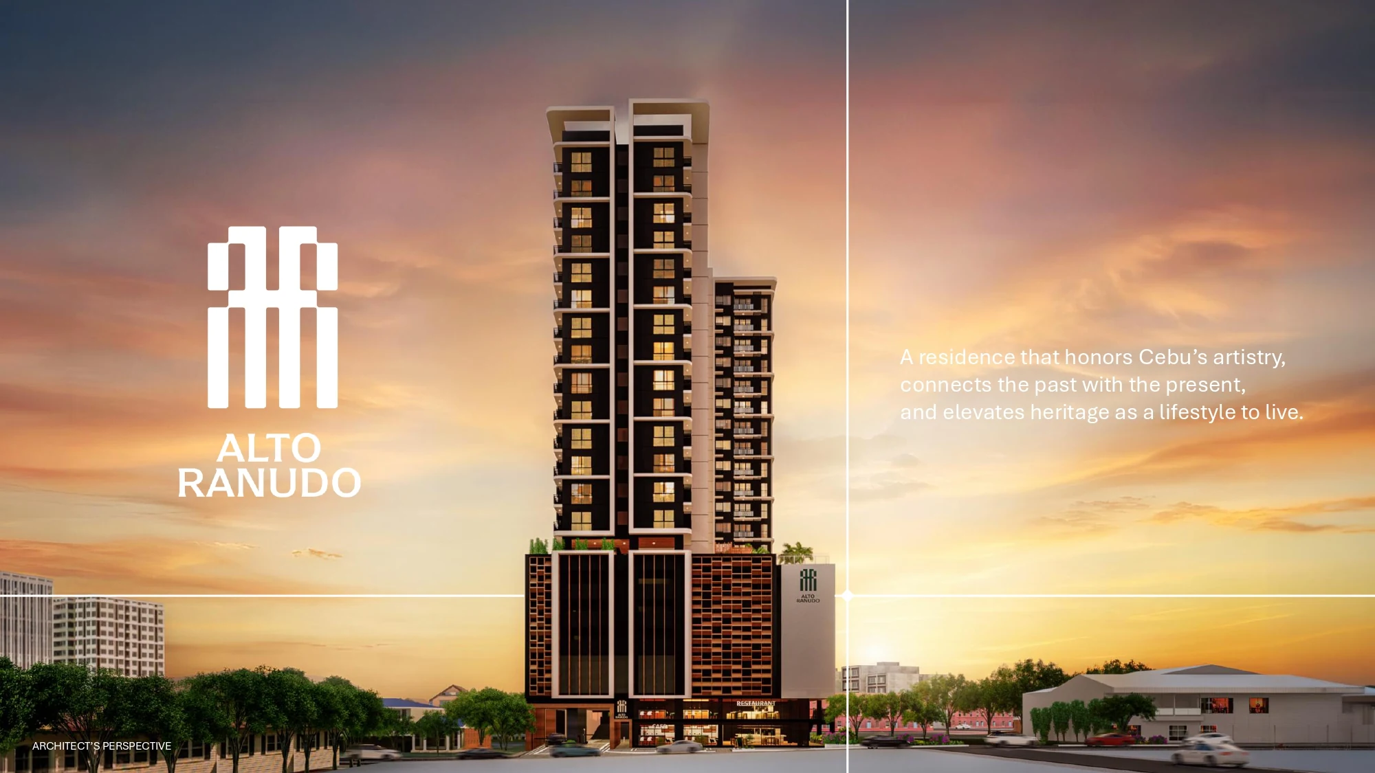 Full Alto Ranudo tower architect perspective