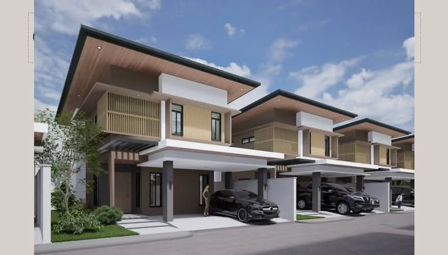 Arcenas Highland Residences modern two-storey house perspective in Banawa Cebu City