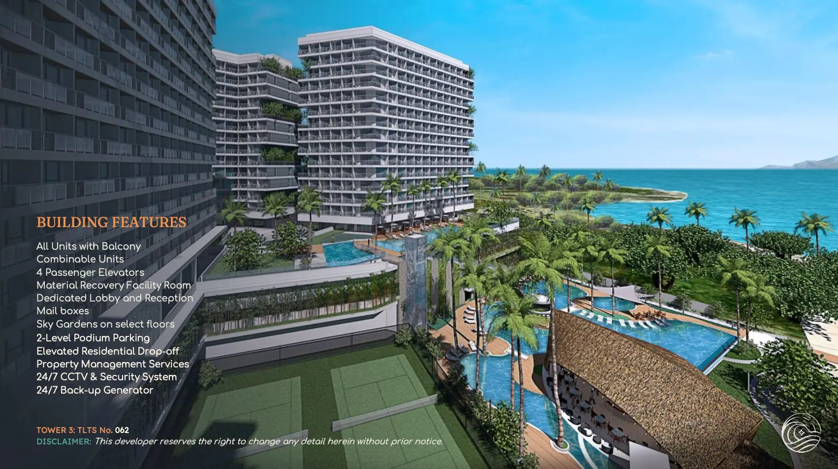 Costa Mira Beachtown building features