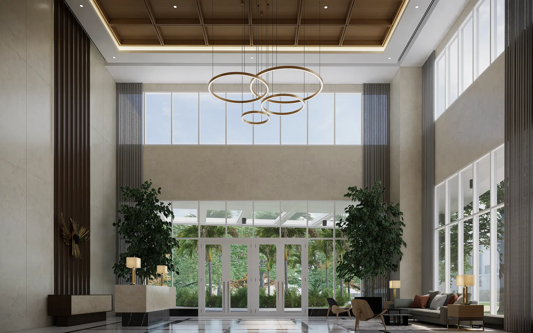 Lincoln main lobby