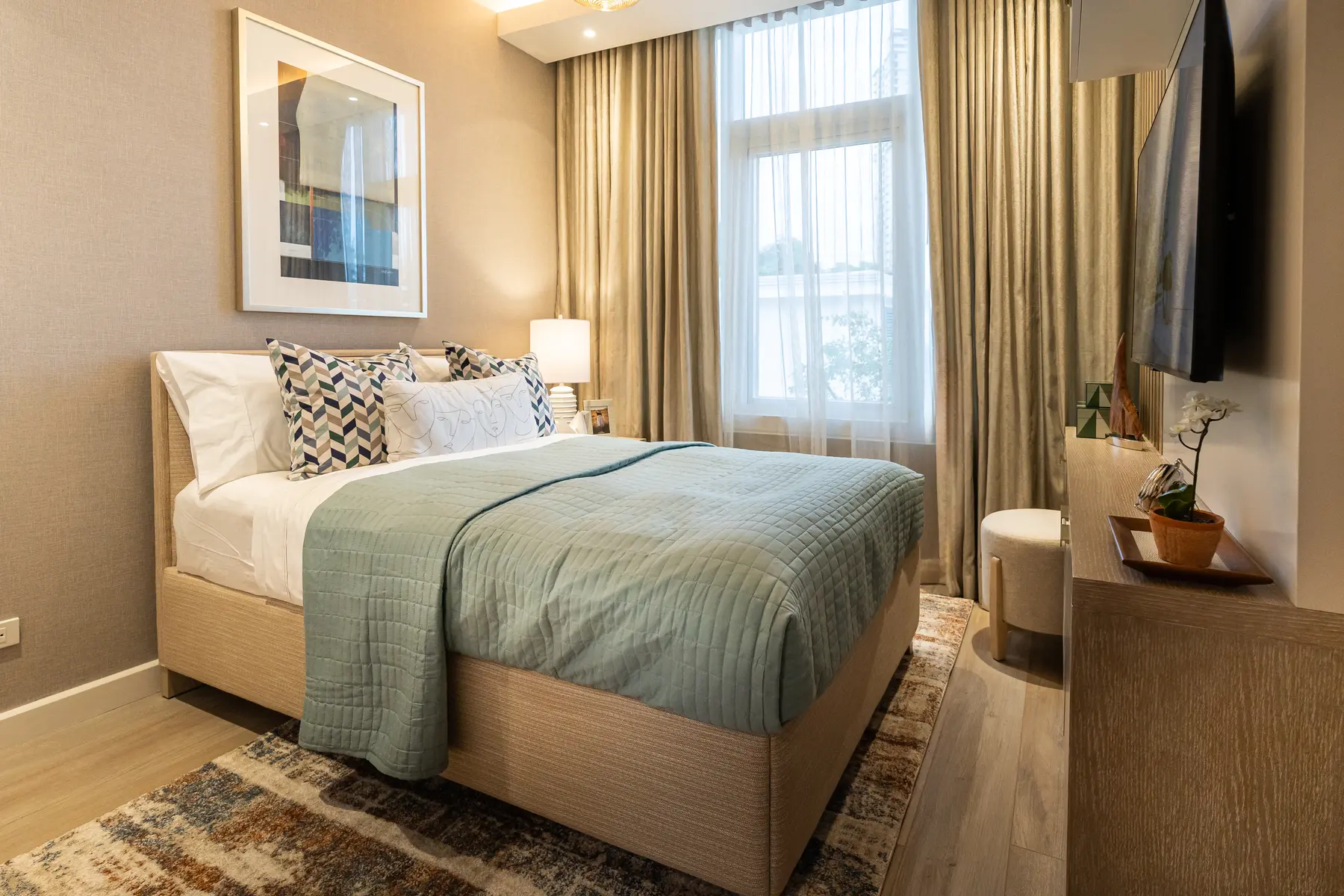 Lincoln two-bedroom model residence interior 1