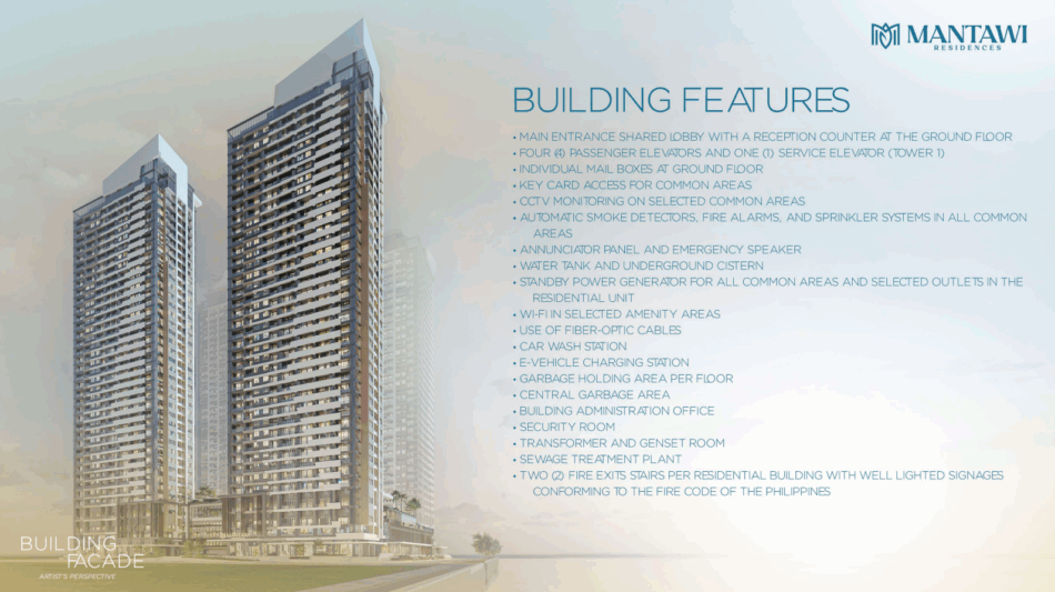 Mantawi Residences building features