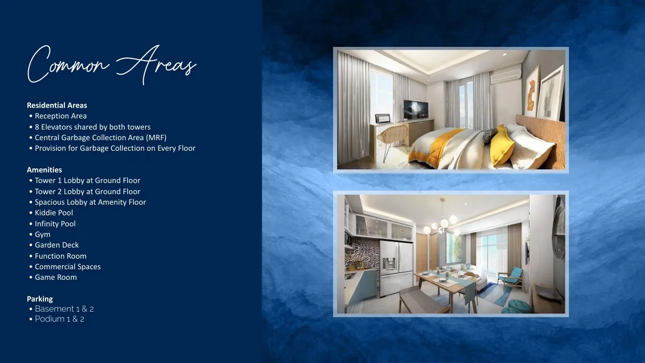 Vertex Coast common areas from the developer brochure