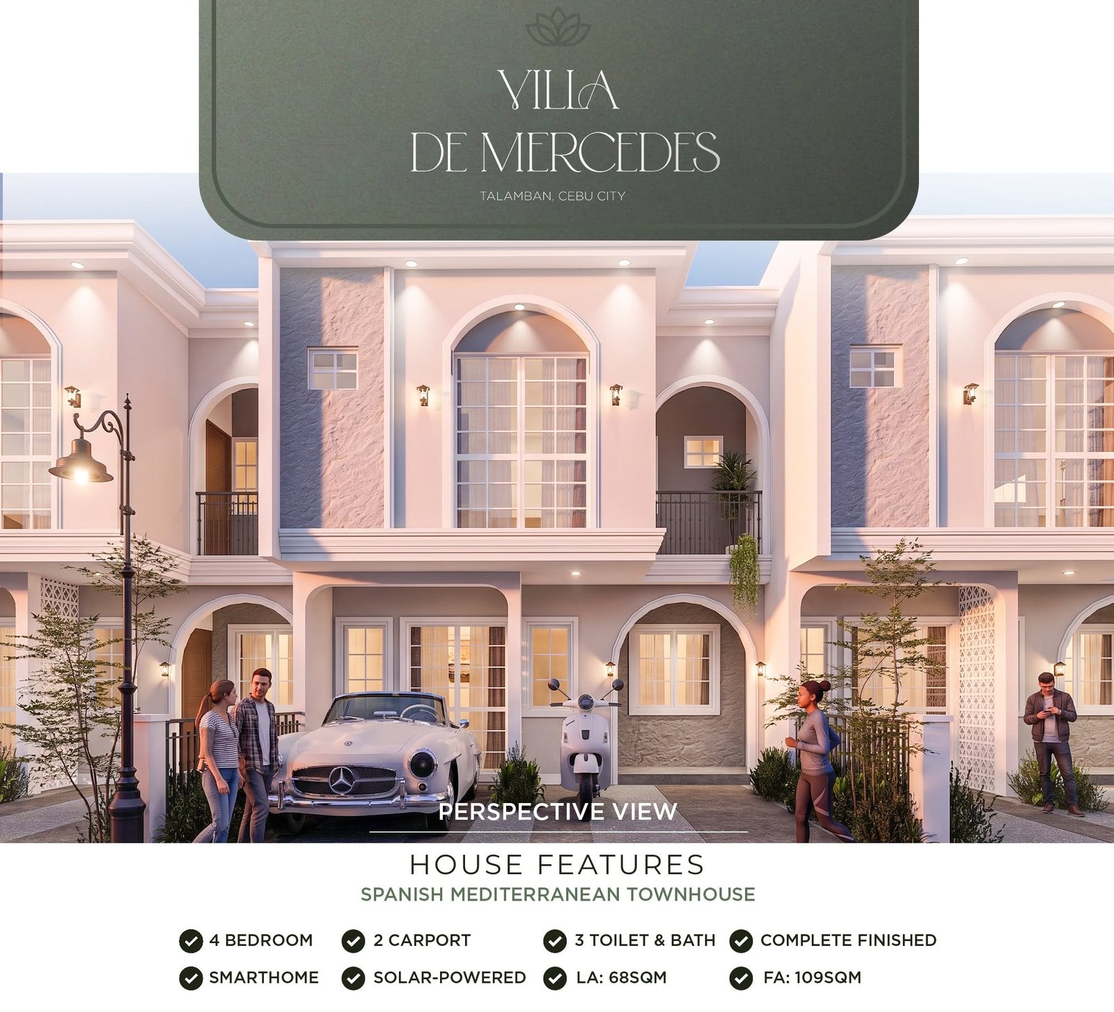 Developer perspective 2 — larger 4-bedroom home illustration