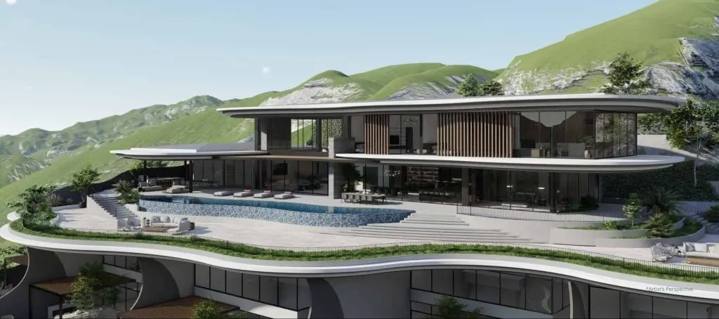 Inspired by the fluid contours of natural mountain terraces